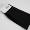 Haarband breed zwart 10 cm