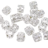Lyrica Metal hair Rings Silver (12Pcs)