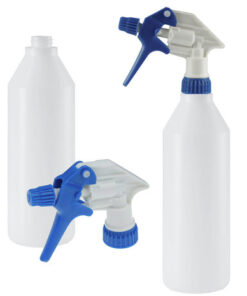 Mist spray bottle black and white 200ml