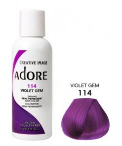 Adore Semi Permanent Hair Color 114 - Violet Gem 118 ml