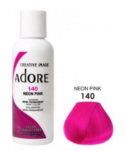 Adore Semi Permanent Hair Color 140 - Neon Pink 118 ml