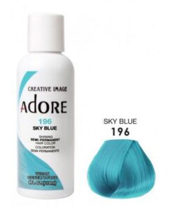 Adore Semi Permanent Hair Color 196 - Sky Blue 118 ml