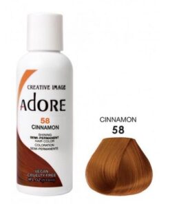 Adore Semi Permanent Hair Color 58 - Cinnamon 118 ml