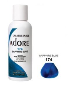 Adore Semi Permanent Hair Color Sapphire Blue-174
