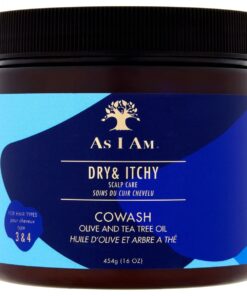 As I Am Dry and Itchy Scalp Care Olive and Tea Tree Oil Co-Wash 454g