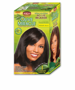 African Pride Olive Miracle 1 Complete Touch-Up Relaxer Kit Regular