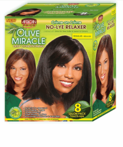 African Pride Olive Miracle 8-Touch-Up Relaxer Kit Regular