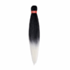 X-Pression pre stretched braid # T1B/White