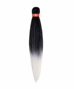 X-Pression pre stretched braid # T1B/White