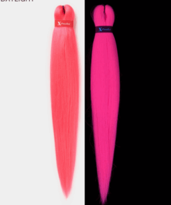 X-Pression pre stretched braid # UV-Pink