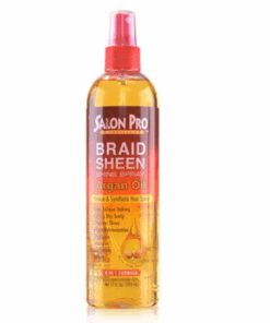Salon Pro Sheen Spray Argan braid 12oz