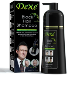 Dexe Black Color Hair Shampoo Bottle 14.1oz
