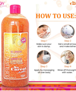 Fair & White So Carrot EXFOLIATING Shower Gel 31.8oz