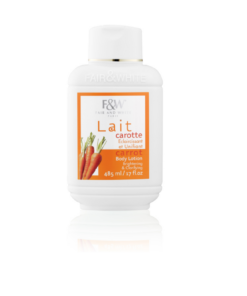 Fair & White Carrot Brightening Body Lotion 17oz