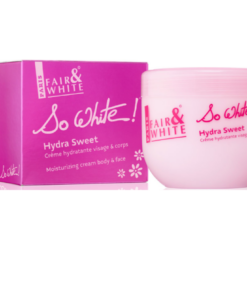 Fair & White So White Moisturizing Hydra Sweet Cream 400ml