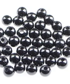 H-Toolz Transparent Black Beads 12x100pcs