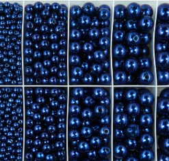 H-Toolz Dark Blue Beads 12x100pcs