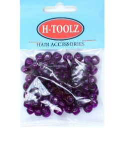 H-Toolz Transparent Dark Purple Beads 12x100pcs