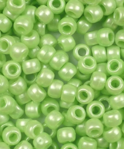 H-Toolz Transparent Lime Green Beads 12x100pcs