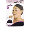 Magic Stocking Wig Cap Black 2pcs 12-Pack
